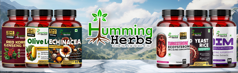 Humming Herbs Liver Care TUDCA+ | 7-in-1 Formula with Milk Thistle, Dandelion & Panax Ginseng | Supports Liver Health & Detoxification | 1200mg per Serving | 120 Veg Capsules (120 Caps)