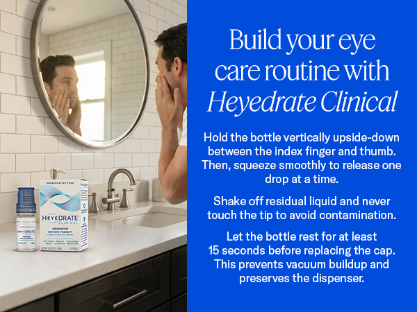 Heyedrate Clinical Preservative Free Eye Drops, .33 fl oz Bottle