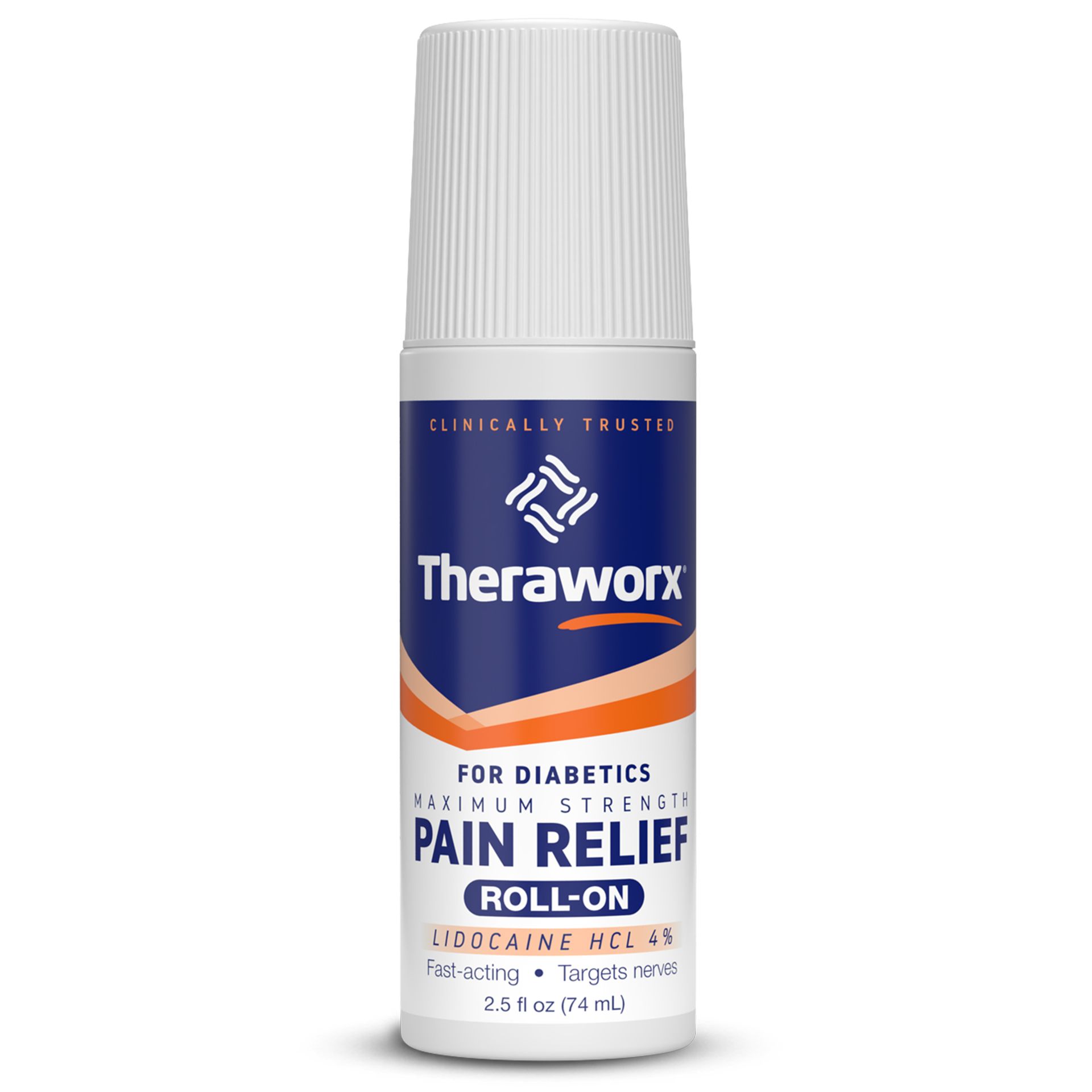 Theraworx Max Strength Diabetics' Pain Relief Roll-On - 2.5oz - 1 Count
