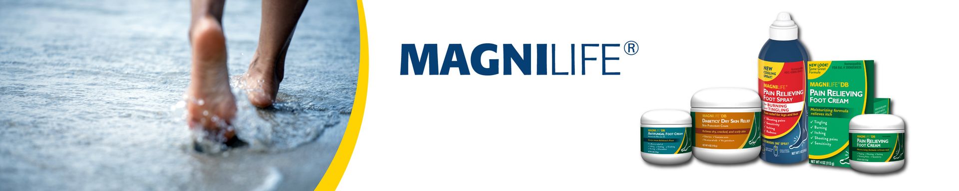 MagniLife Relaxing Leg Cream PM, 4 Oz, Homeopathic Nighttime Pain Reliever & Sleep Aid with Lavender & Magnesium, Non-Greasy Deep Penetrating Cream for Restless Legs & Discomfort