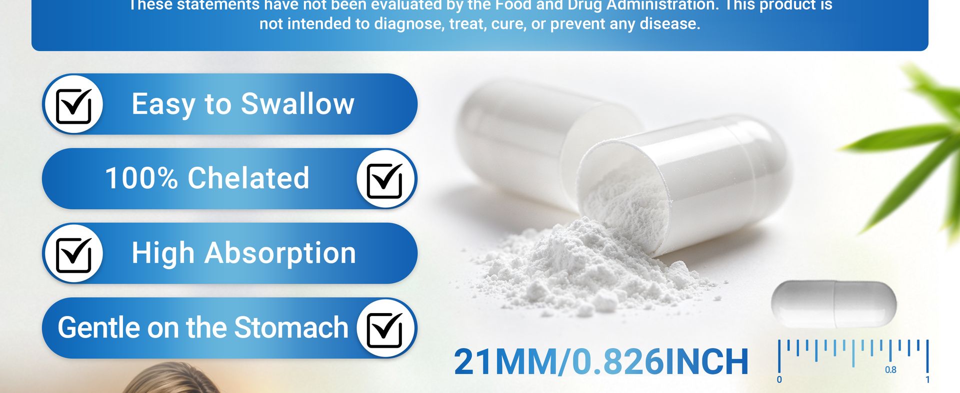 Airboy Magnesium Glycinate 200 mg, Best Magnesium Glycinate for Sleep,120 Vegan Small Capsules, High Absorption Support Relaxation, Sleep and Calm Mood,Non-GMO and No Gluten
