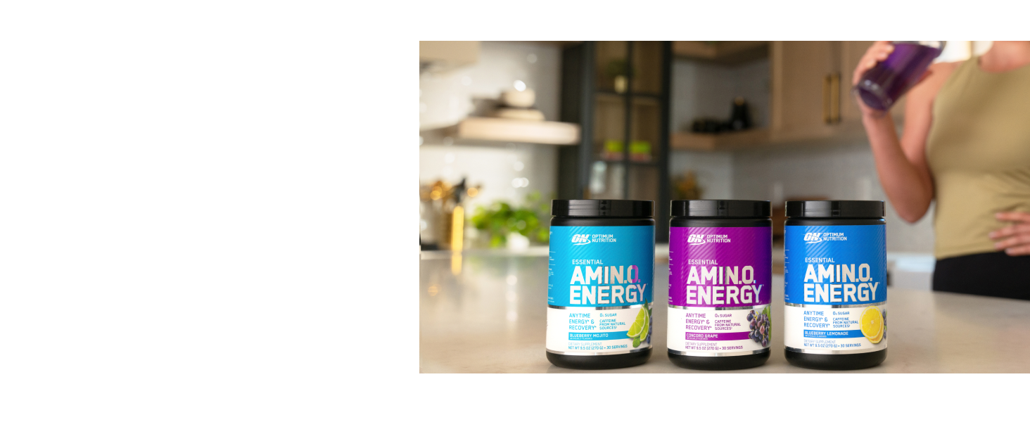 Optimum Nutrition Amino Energy Powder, Watermelon, 9.5 Oz