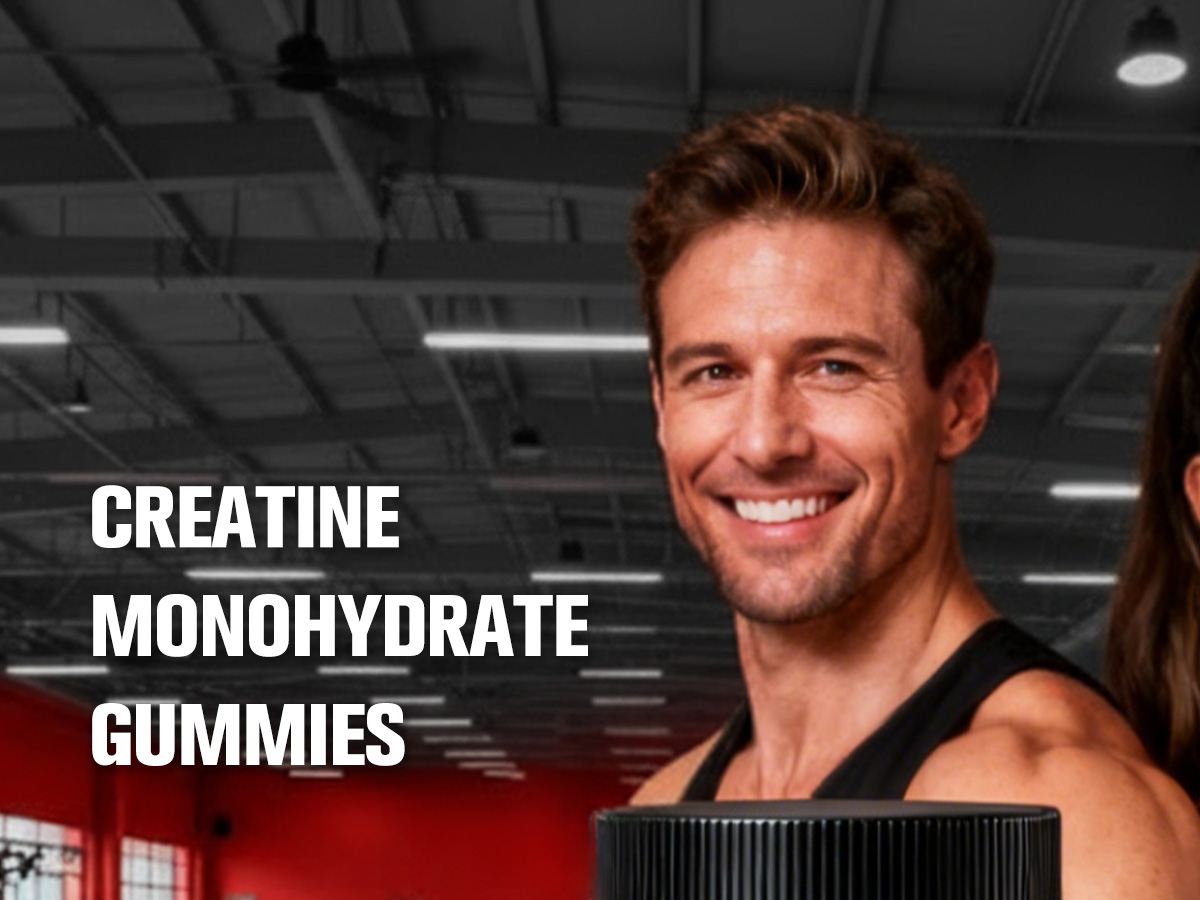 Creatine Monohydrate Gummies 12 in 1 Complex for Women & Men, 120 Count