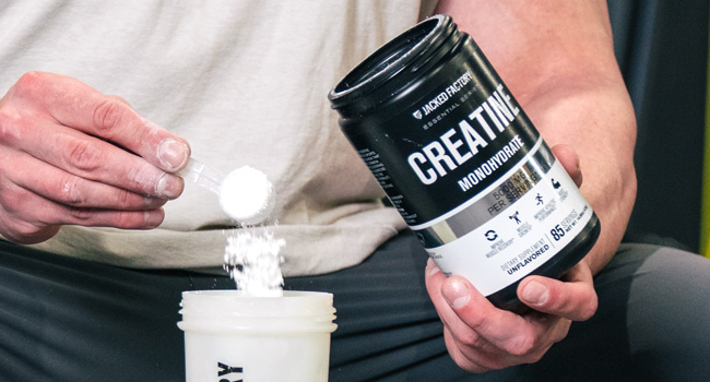 Jacked Factory Creatine Monohydrate Powder 425g - 5g Daily Micronized Creatine Monohydrate for Men and Women, Vegan-Friendly, Third-Party Tested - 85 Servings, Unflavored