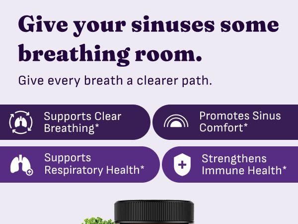 Breathe-X - Allergy & Sinus Relief Supplement - Supports Sinuses & Nasal Discomfort - Non-Drowsy & Fast-Acting - Quercetin, Bromelain, Citrus Bioflavonoids, Nettle Leaf & Vitamin C - 90 Capsules