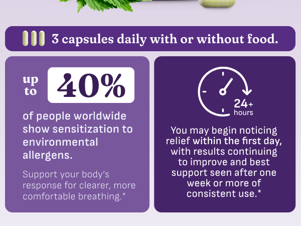 Breathe-X - Allergy & Sinus Relief Supplement - Supports Sinuses & Nasal Discomfort - Non-Drowsy & Fast-Acting - Quercetin, Bromelain, Citrus Bioflavonoids, Nettle Leaf & Vitamin C - 90 Capsules