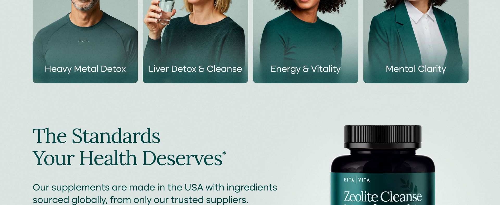 Zeolite Binder Detox with Clinoptilolite, Chlorella, Cilantro & NAC, 90ct
