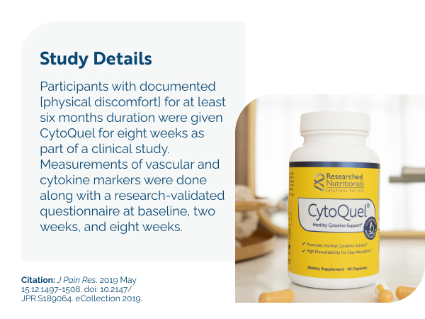 Researched Nutritionals CytoQuel Cytokine Support Supplement, 90 ct