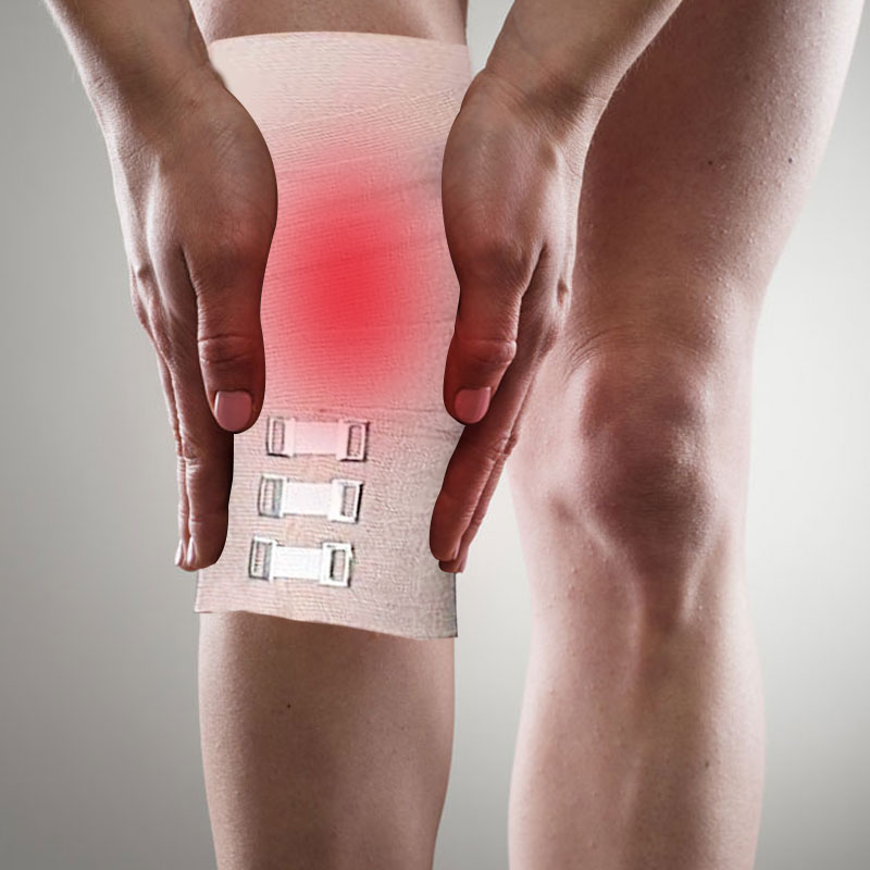 FRESINIDER Elastic Bandage Wrap 4 Pack(2 X 3" + 2 X 4" Wide Rolls) + 24 Clips | Stretch Compression Bandage Stretches up to 15ft | Ideal for Medical, Sports, Sprains, Calf, Ankle & Foot