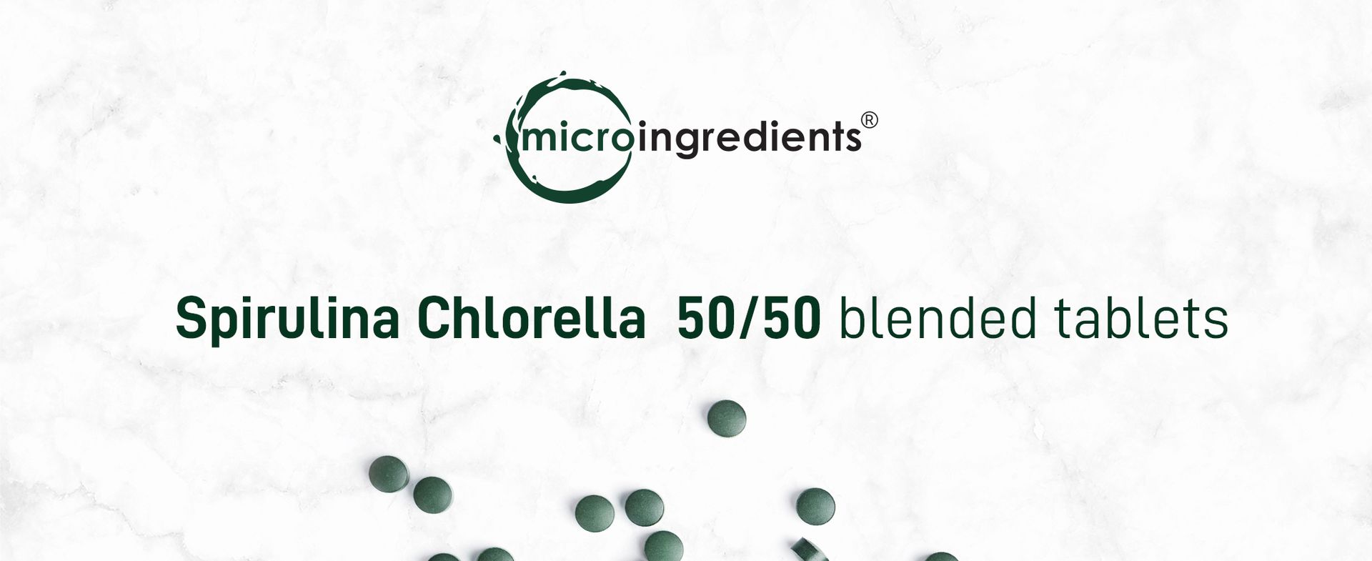 Micro Ingredients Organic Spirulina Chlorella Tablets, 720 Count