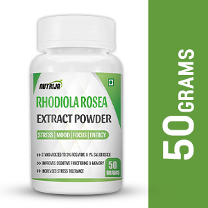 NutriJa Rhodiola Rosea Root Extract Powder | Standardized to 3% (50 Grams)