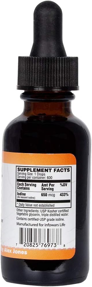 Infowars/Infowar's Life - Survival Shield X-2 Nascent Iodine (1 oz) / Made in USA/Same Day Ship 3