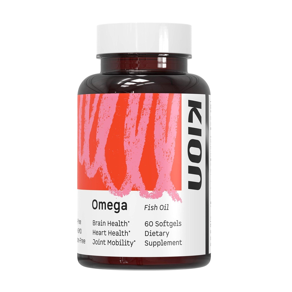 Kion Omega - Omega 3 Fatty Acid Supplements - DHA Supplements - Mini Fish Oil Softgels - Omega 3 DHA EPA Fish Oil Pills - Fish Oil 1000 mg - 30 Hizmet