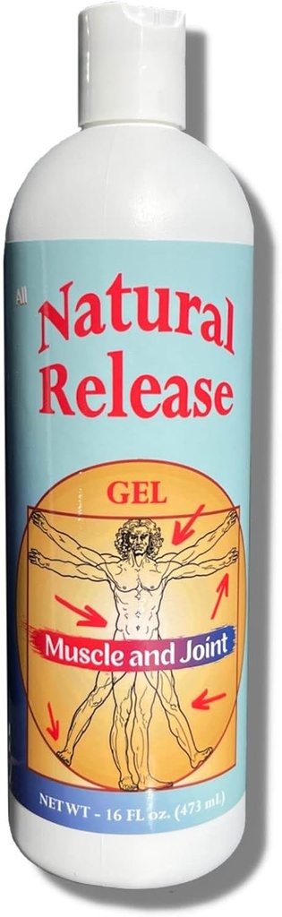 Doğal Yayın Kas ve İnsan için Ortak Gel - Sore Geri Yardım, Dizler, HIPS, Kas Stres, Gece Cramps, Aches, Strains, Discomfort - Fast Acting, Menthol Free (16 oz)