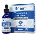 Kompleks Diyet Drops - Erkekler ve Kadınlar için En İyi Doğal Ödevler (1 Şişe, 2 fl oz) - 30 Gün Supply
