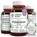 Doğal Nutra Elemental P Properties Gluconate 99 mg Diyeter Supplement - Enerjiyi Destekleyin, Kalp Sağlığını Teşvik Ediyor, Mineral Yönetmeliği, Kas Fonksiyonları - 250 Vegan Tablet