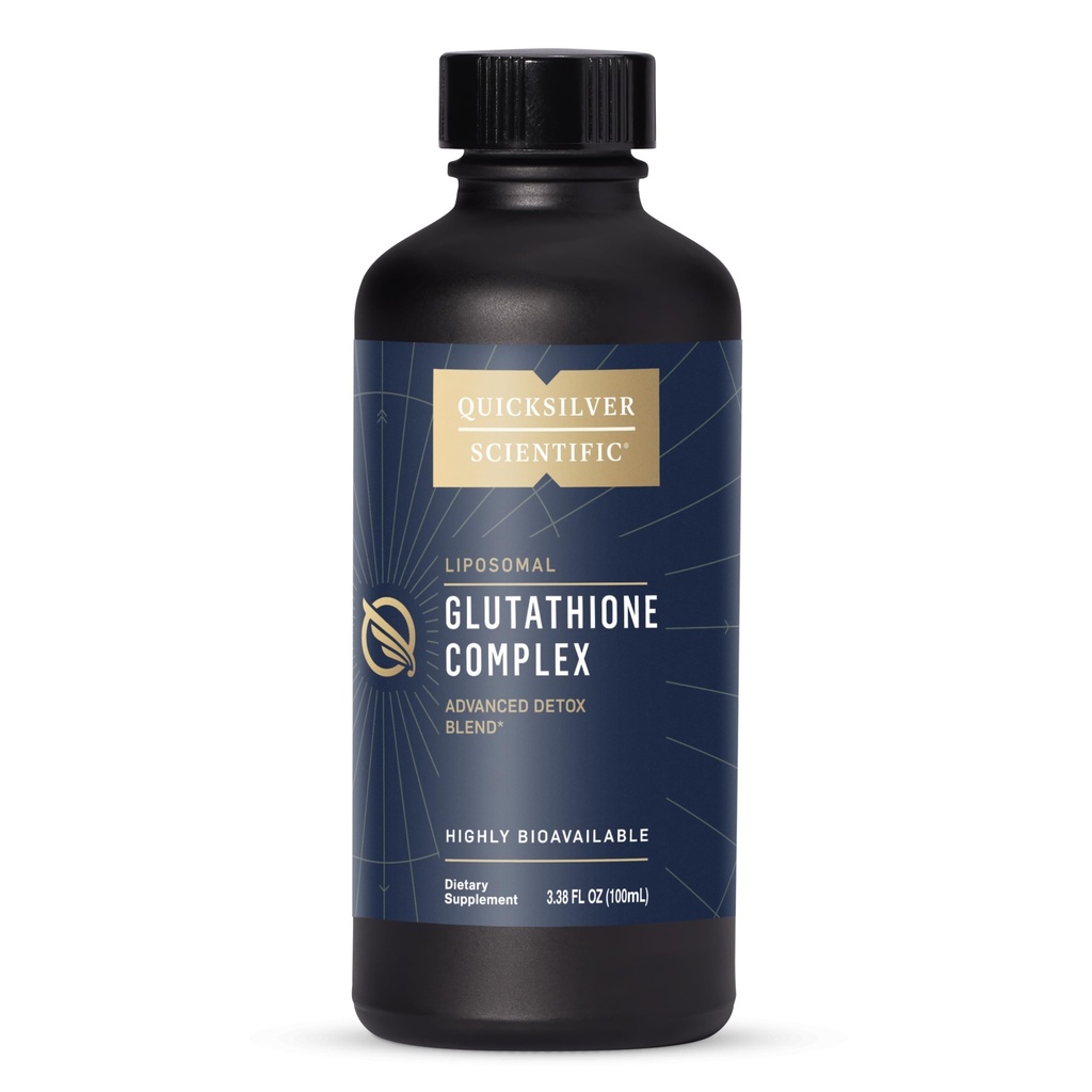Quicksilver Scientific Glutathione Kompleksi - Superior Abvitamin Antioksi Supplement with Liquid Glutathione & Milk Thistle - Vitamin B Complex - Supplement for Daily Use (3.38 fl oz)
