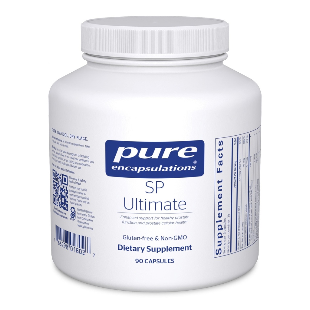 Pure Encapsulations SP Ultimate | Sağlıklı Prostate Function ve Prostate Hücre Sağlığı için Gelişmiş Destek* | 90 Capsules