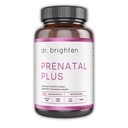Dr. Brighten Prenatal Plus - Women's Formulation, Active B Vitamins, Mineraller, Hamile veya Hemşirelik Anneleri için Antioksiler, Non-GMO Vegan, No Gluten, No Soy - 180 Capsules