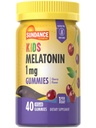 Sundance Kid'in Melatonin Gummies 1mg | 40 Kont | Cherry Flavor | Vegan, Non-GMO ve Gluten Free Supplement Supplement Supplement