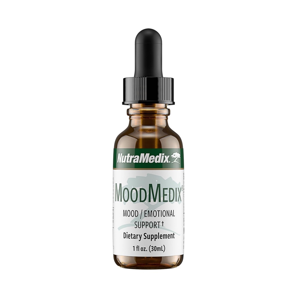 NutraMedix MoodMedix - Bio available Liquid Cat's Claw & Turmeric Root Drops - Mood, Stress Response & Duygusal Destek Supplement - Sıvı Herbal Türlü Kullanımı (1oz)