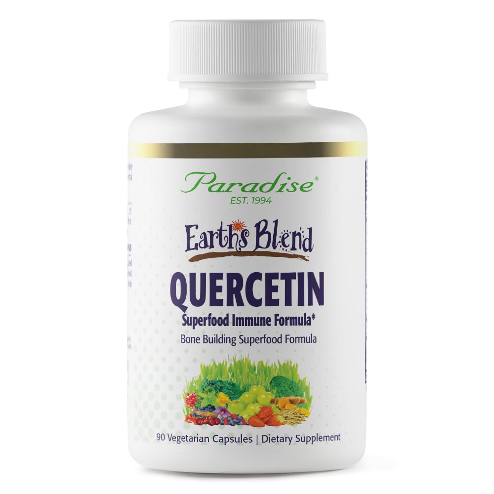 Cennet Herbs Dünya'nın Şercetin, Immunity, Antioksi Activity, Probiyotikler, Adaptogens, Vegan, GMO, Gluten Free, 90 Vegetarian Capsules