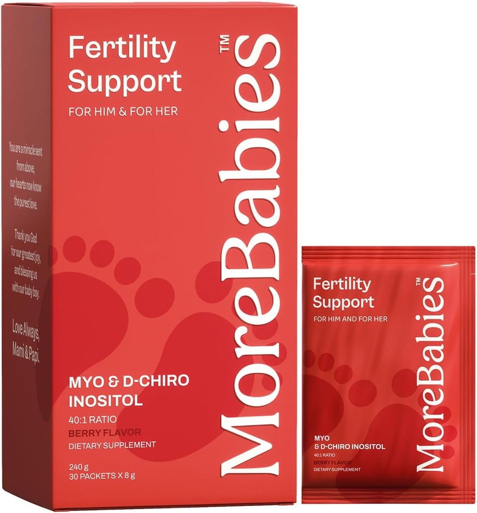 Myo-Inositol & D-Chiro Inositol Kadınlar ve Erkekler için Tamam. 30-Day Supply, Berry Flavored Packets. Sağlıklı Ovarian Fonksiyonları ve sperm Kalitesini teşvik eder.