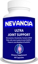 Ultra Ortak Destek - Glucosamine, Chondroitin, Turmeric, MSM, Boswellia, Bromelain, Methionine - Ortak Konfor ve Stability ile Yardım - Ortak Flexability & Mobility - 60 Capsules