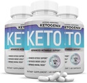 (3 Pack) Ketogenix Keto Pills 1275MG Yeni & Geliştirilmiş Formula Contains Apple Cider Vinegar Ekstra Virgin Zeytinyağı Toz Yeşil Çay Broşür 180 Capsules