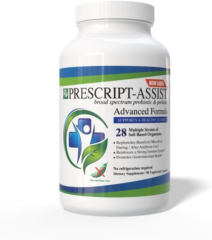 Prebiyotiks & Probiyotiks for Digestive & Immune Health with No Pea Protein for Quick Abors - Advanced Plant-Based, Vegan, Support Muscle Recovery & Gut Health, 90 Capsules
