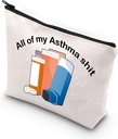 VAMSII Asthma Fighter Hediye Inhaler Seyahat Bag All My Asthma Shit Farkında İlaç Bag