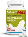 Lactose Enzyme, Diyetsel Supplement Gas, Bloating & Diarrhea Due to Lactose Hassasiyet | 9000 ALU (60 Capsules, Unflavored)