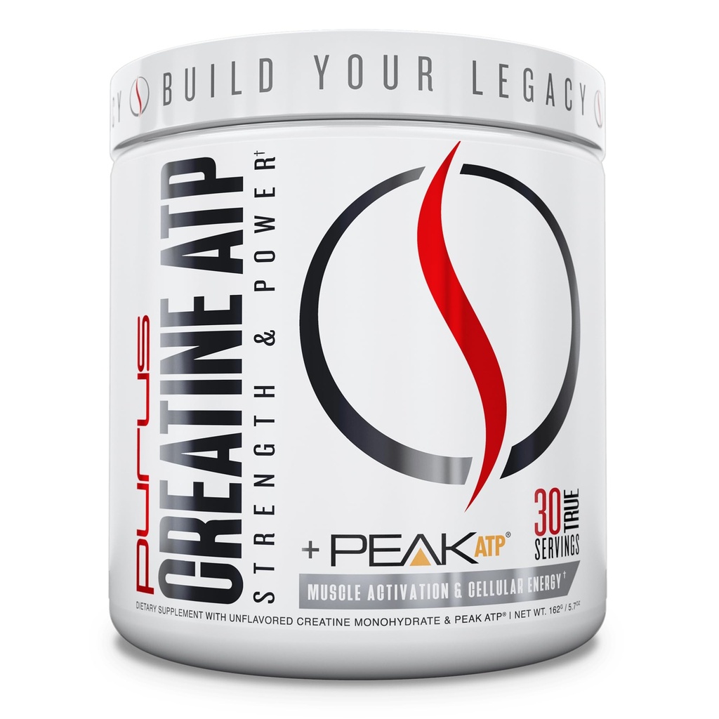 Purus Labs Kretine ATP, Peak ATP +tine Cyhidrat, Unflavored - 30 Hizmet - Kas Aktivasyon & Hücre Enerjileri