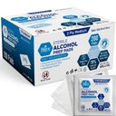 MED PRIDE Sterile Alkol Prep Pads, Antiseptic,% 70 Isopropyl, Bireysel olarak yuvarlandı, Medical Grade 2 Ply Wipes (200 $ 1) White)