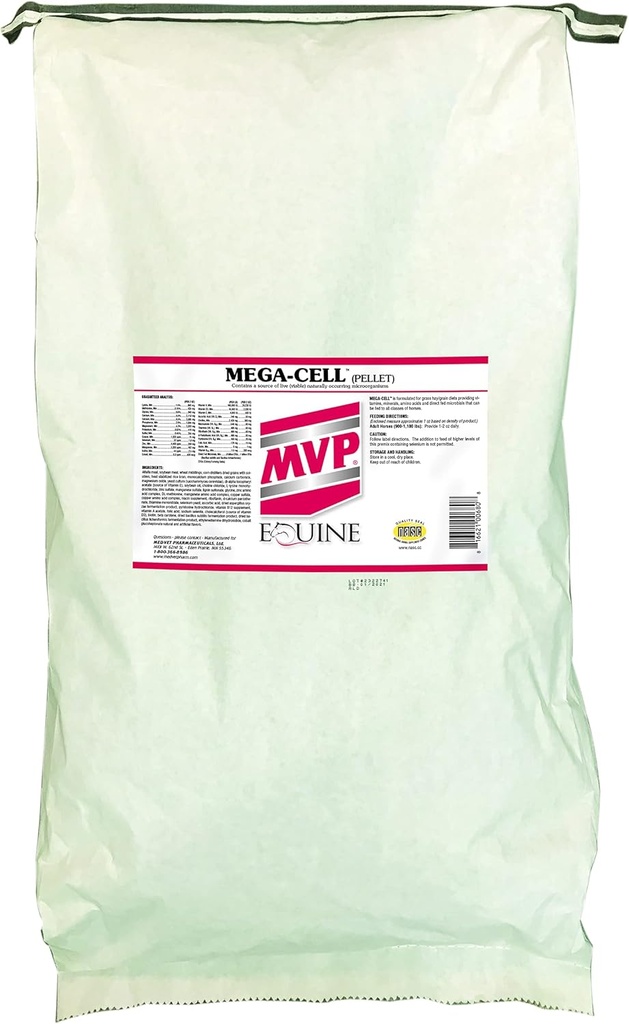 Mega-Cell (50lb Bag) Atlar için Vitamin ve Mineral Desteği