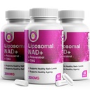 Pure NAD Resveratrol ve TMG, 2000 mg, 3 in 1 Gelişmiş Formula, Immune & Energy Support, Skin & General Health, 60 Capsules