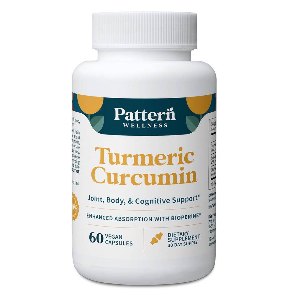 Desen Wellness Turmeric Curcumin - 1300 mg - BioPerine® Black Pepper ile Konsetoidler - Ortak, Bilişsel & Immune Support – Non-GMO, Gluten Free – 60 Capsules