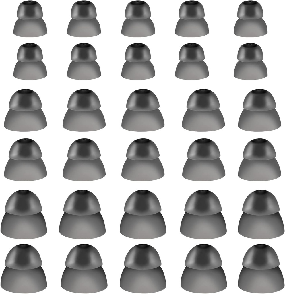 30 Adet Silikon İşitme Aid Domes İşitme Aid Ear Domes İşitme Aid Power Domes Ear Tips for Resound Sure Fit Style RIC RITE ve Open Fit BTE İşitme Amplifier (Large, Medium, Small)