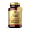 Solgar Biotin 5000 mcg - Sağlıklı Cilt, Nails & Saç - Enerji Üretimi ve Metabolism - Vitamin B - Non-GMO, Vegan, Gluten Free - 180 Count