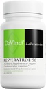 DAVINCI Laboratuvarları Resveratrol-50 - Immune System, Bone Health & Heart Health with Resveratrol* - Gluten-Free & Vegetarian - 60 Capsules