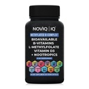 11-in-1 Metilated B-Complex Supplement: 680mcg L-Methylfolate (5)-MTHF) Thiamine (B1) Riboflavin (B2) Pyridoxal (B6) Methylcobalamin (B12) - VegD3® + Nootropics - 1,100 mg+ Servis - 60 Kont