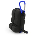 CASEMATIX Asthma Inhaler Holder Case Fits Two Standard Recovery Inhalers With Eye and Clip On Foods Carabiner, Asthma Case Only Only