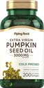 Piping Rock Swing Oil Yumuşakgel Capsules | 200 Kont | Cold Pressed Herbal Supplement | Ekstra Virgin with Omega 6 and 9 | Non-GMO, Gluten Free