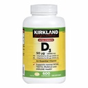 Kirkland En Güçlü Vitamin D3 600 Softgels (Pack of 2)