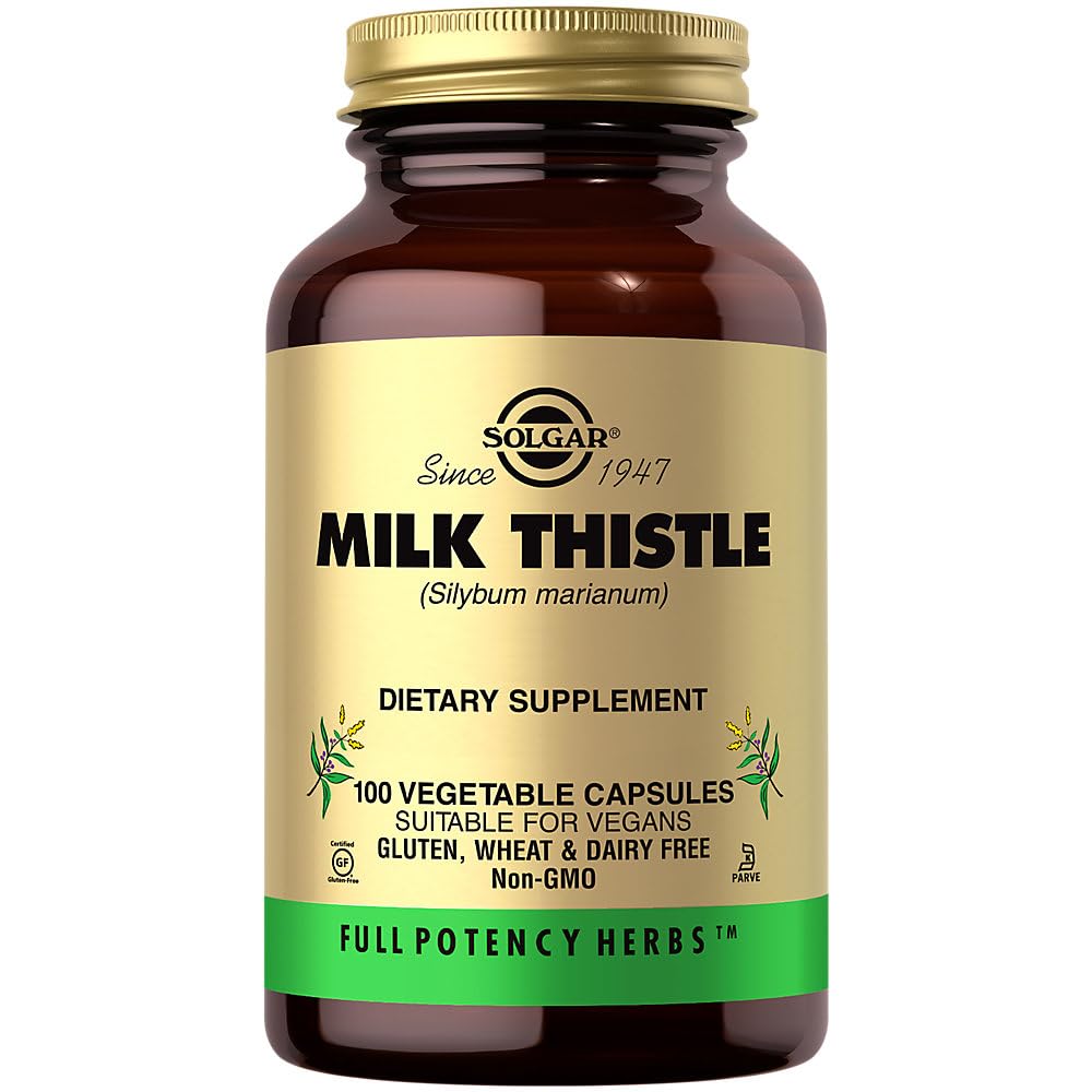 Solgar Süt Butle - 100 Sebze Kapsülleri - Tam Potency (FP) - Non-GMO, Vegan, Gluten Free, Dairy Free, Kosher - 100 Hizmet
