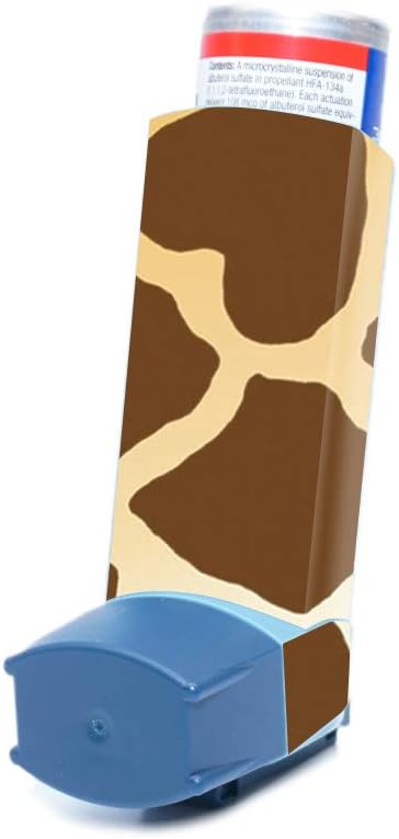 MightySkins Skin for Ventolin HFA Asthma Inhaler - Giraffe | Protective, Durable, and Unique Vinyl Decal wrap Cover | Easy to Apply, Remove, and Change Styles | Made in The USA