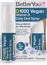 Better You D1000 Vegan D Oral Mix - Tabletler için Alternatif - Plant-Origin - Güçlü Kemikleri, Dişleri ve Immune Sistemini Destek - 100 Günlük Dos - 0,5 ozz