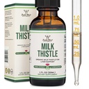 Süt Butle Supplement - Organik Süt Butle Liver Detox Drops 1 FL OZ - 30 Hizmet (Vegan Güvenli, Non-GMO, Gluten Free) Çift Wood Tarafından Çaya Ekle