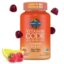 Life Vitamin Kodu D3 & K2 Prebiyotik ve Probiyotikler - Bone Health, Immune Health ve Digestive Support, Non-GMO, Gluten-Free, Raspberry Lemon Flavor, 45 Gummies