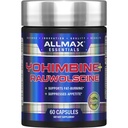 ALLMAX Essentials YOHIMBINE + RAUWOLSCINE - 60 Capsules - Supports Fat Comb & Suppresses Appetite - 60 Hizmet